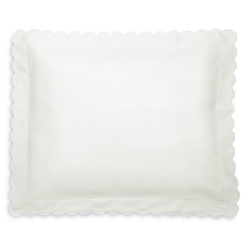 Matouk Diamond Pique Standard Sham In Bone