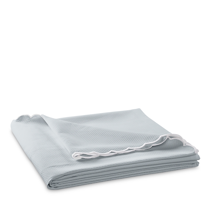 Matouk Diamond Pique Coverlet, Twin In Pool