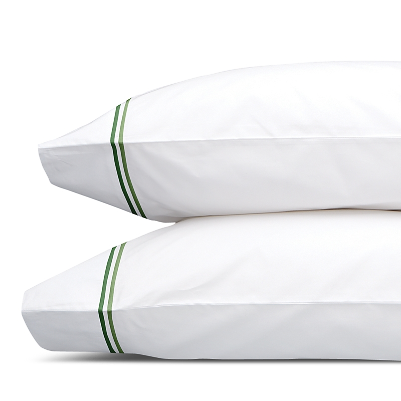 Matouk Essex King Pillowcase, Pair In Green
