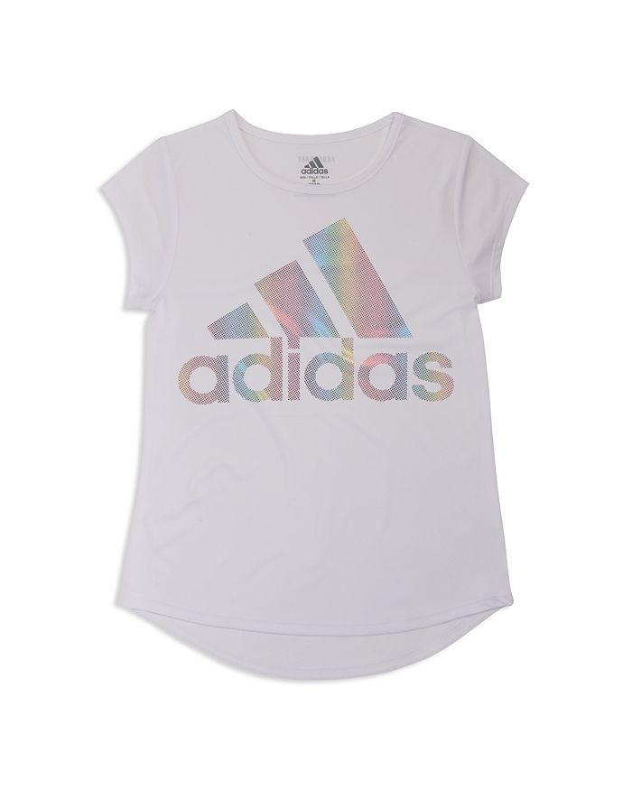 Adidas Originals Girls' Logo Tee - Big Kid In White