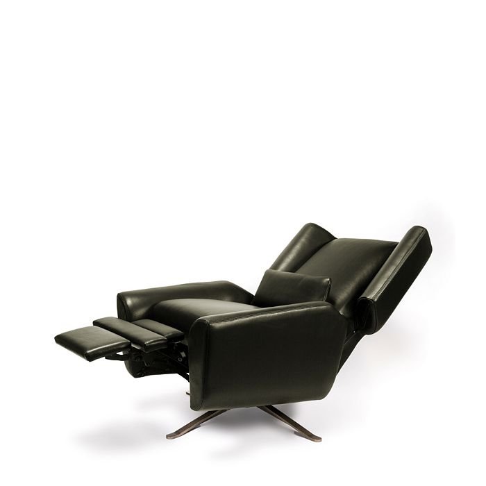 Shop American Leather Leia Recliner In Bison Olive