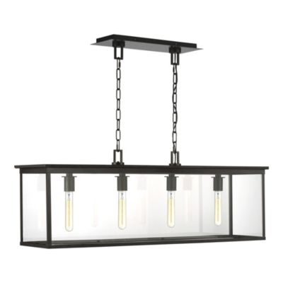 Chapman & Myers Freeport 4 Light Outdoor Linear Lantern
