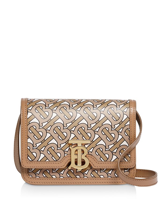 Burberry Mini Monogram Print TB Bag Bloomingdale s