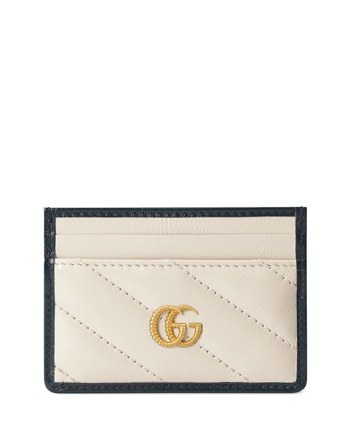 Gg marmont matelassé leather card case deals