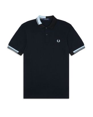 Fred Perry Cotton Abstract Trimmed Regular Fit Polo Shirt | Bloomingdale's