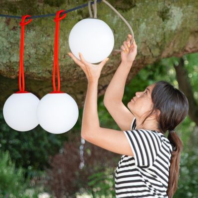 Bolleke Indoor/Outdoor Hanging Lamps, Set of 2