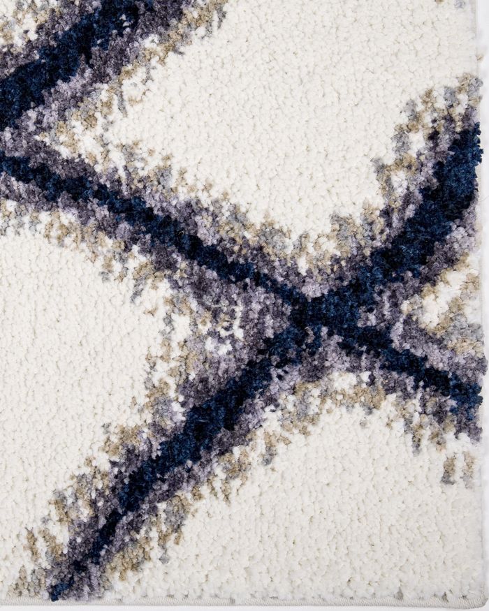 Orian Cotton Tail Line Trellis Area Rug