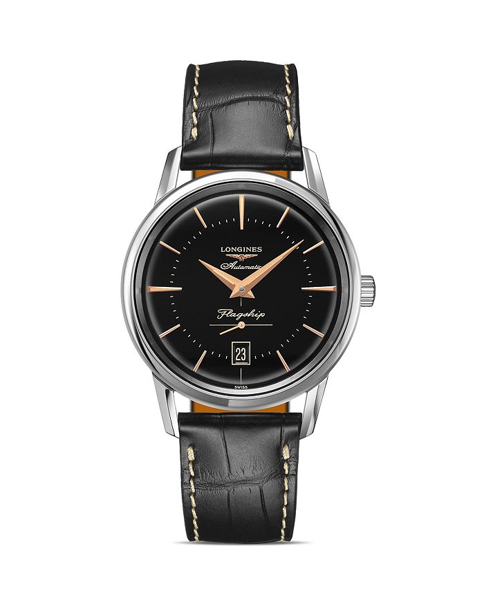 Longines Flagship Heritage 38,5 Mm Watches In Black