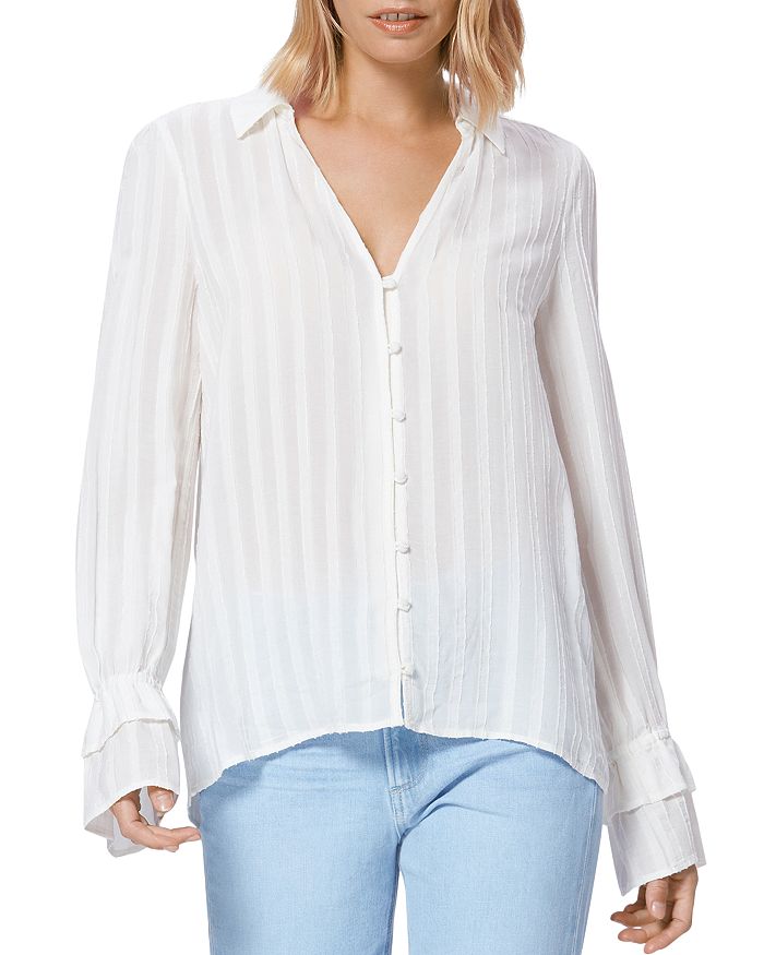 PAIGE Symona Striped Blouse | Bloomingdale's