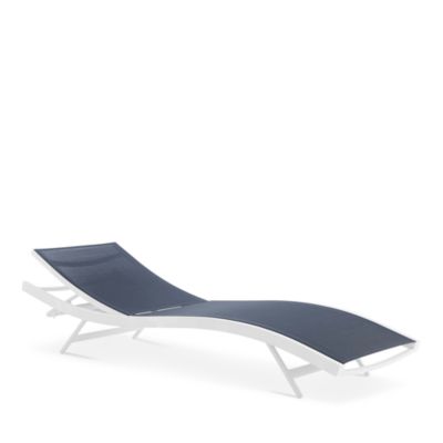Glimpse Outdoor Patio Mesh Chaise Lounge Chair