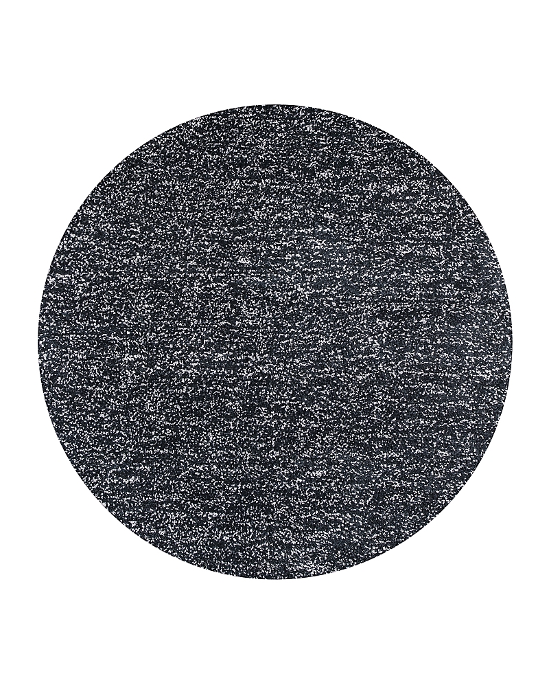 Kas Bliss Heather 1583 Round Area Rug, 8' X 8' In Black