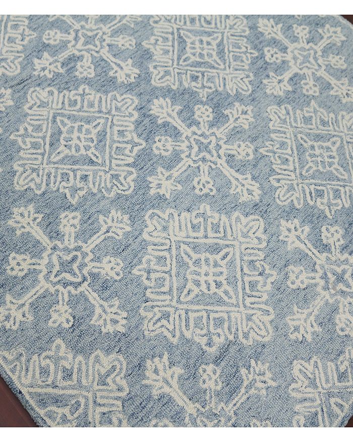 Amer Rugs Boston Bos-35 Mist 5' X 7'6" Area Rug In Blue