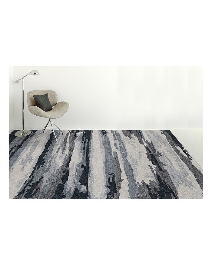 Shop Amer Rugs Abstract Abs-6 Area Rug, 2' X 3' In Gray
