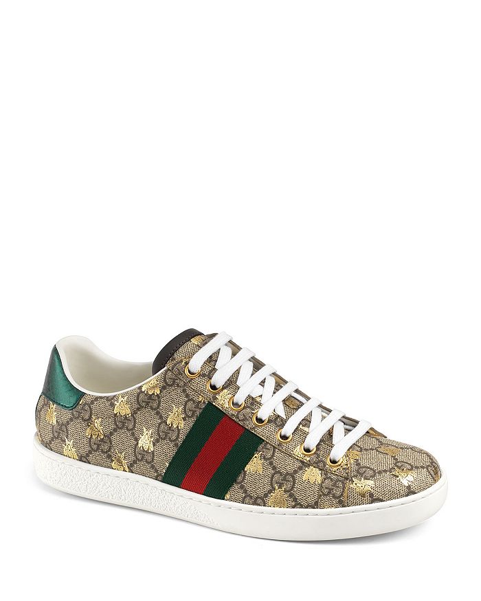 Gucci Women's Ace GG Supreme Bee Sneakers | Bloomingdale's