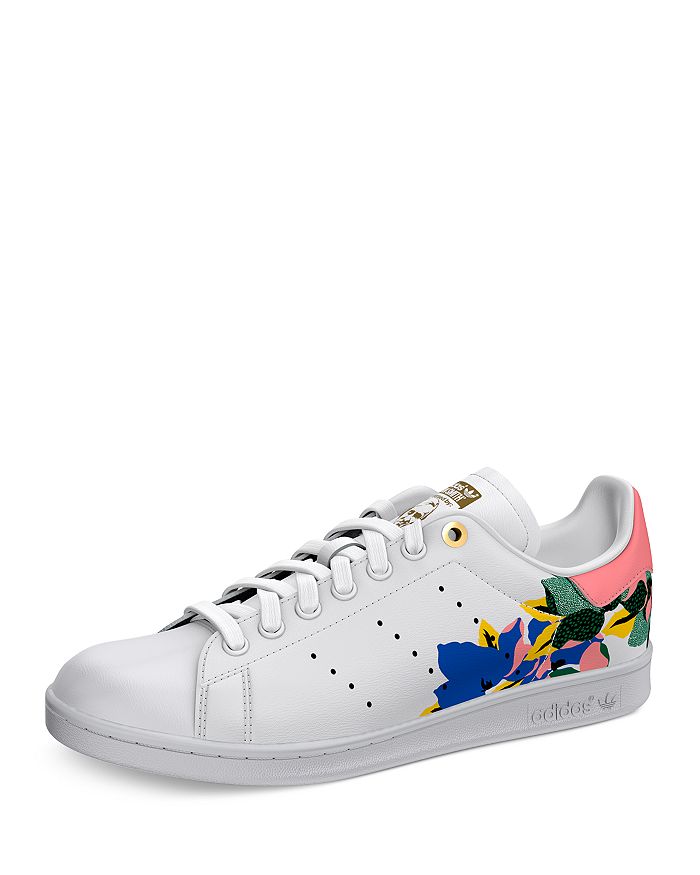 ADIDAS ORIGINALS WOMEN'S STAN SMITH FLORAL PRINT trainers,FW2522