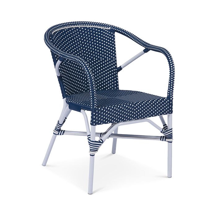 Sika Designs S Madeleine Outdoor Bistro Arm Chair In Navy
