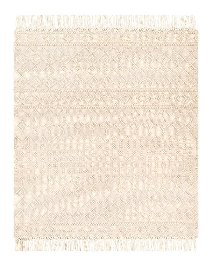 Surya Farmhouse Tassels Fts-2305 Area Rug, 8' X 10' In White
