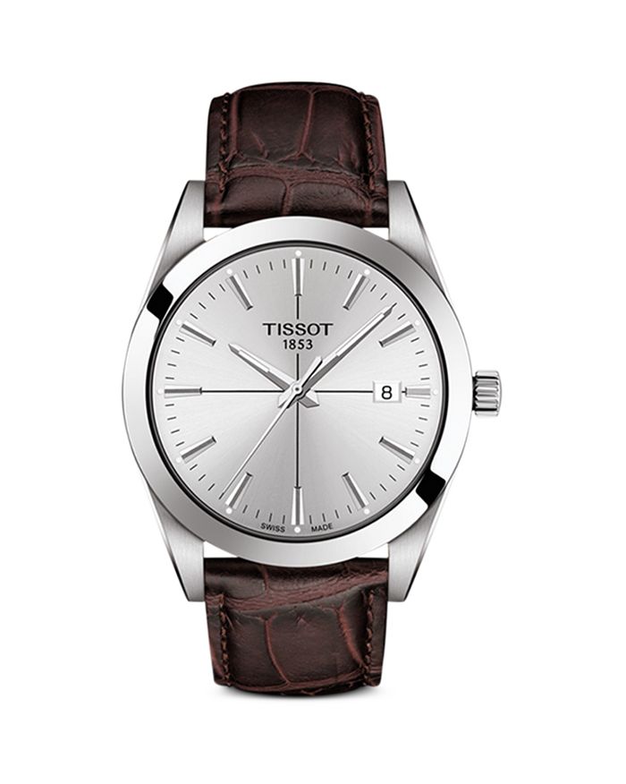 Tissot Gentleman Watch, 40mm In Silver