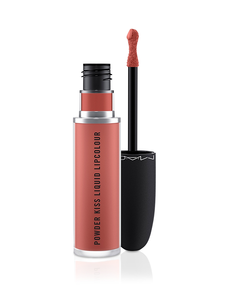 Mac Powder Kiss Liquid Lipcolour In Brown