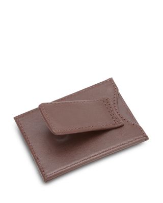 Magnetic Money Clip Leather Wallet