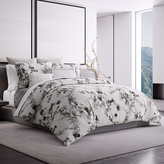 Vera Wang Charcoal Vines Bedding Collection | Bloomingdale's