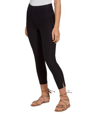 cropped denim leggings