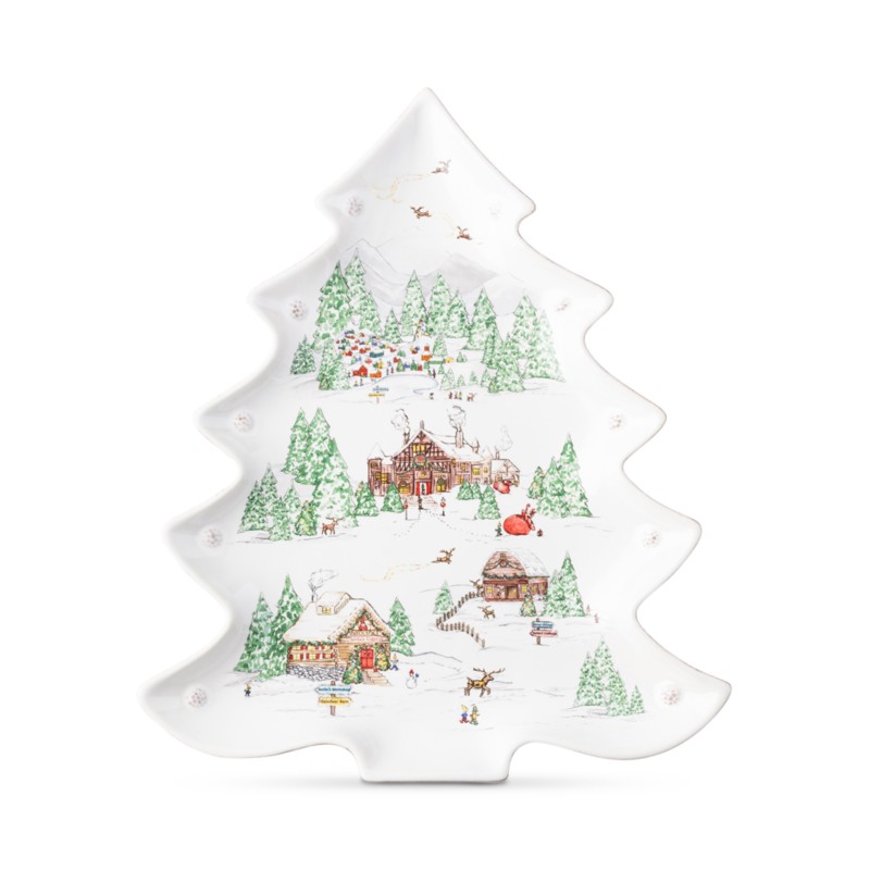 Juliska Berry & Thread North Pole Tree Platter