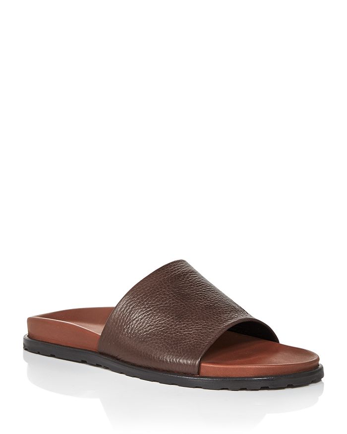 The Men's Store At Bloomingdale's Men's Slide Sandals - 100% Exclusive In Brown