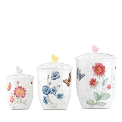 Lenox Butterfly Meadow 3 Piece Canister Set | Bloomingdale's