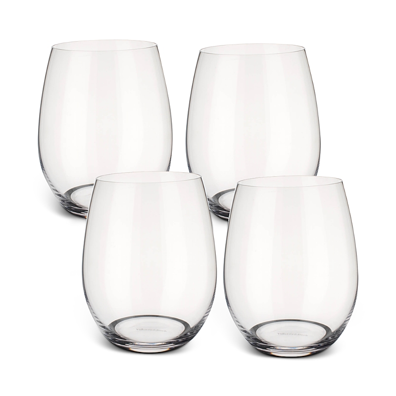 Villeroy & Boch Entree Set Of 4 Stemless Glasses
