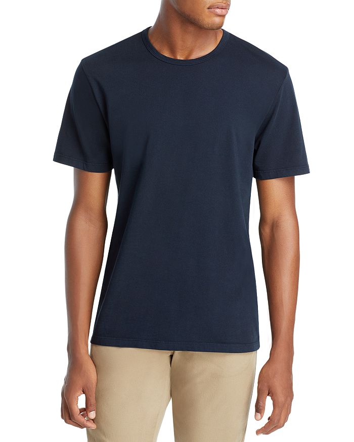 VINCE GARMENT DYED CREWNECK TEE,MS1299910