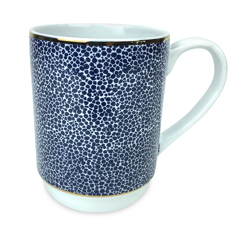 Michael Wainwright Panthera Mug In Indigo/white