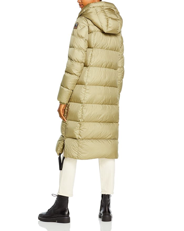 Shop Parajumpers Panda Hooded Down Coat In Dried Herb