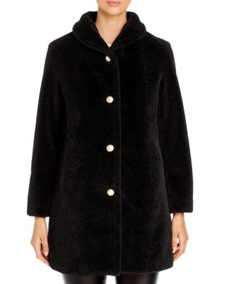 kate spade new york Faux Fur Coat Bloomingdale s