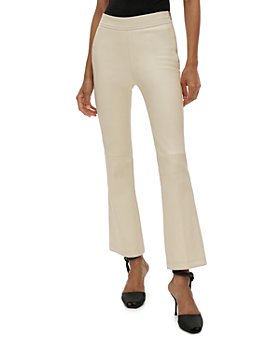 White Leather Pants Bloomingdale S