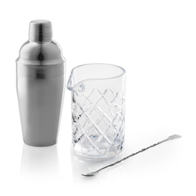 Yarai 3 Piece Shaken or Stirred Cocktail Set