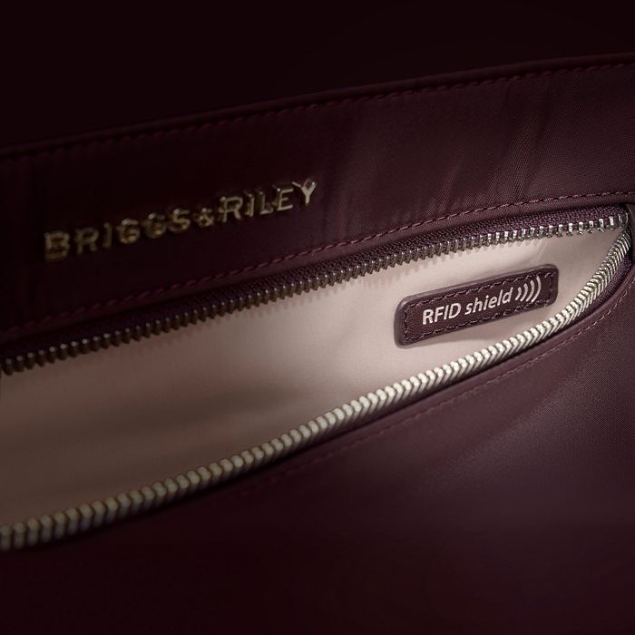 Shop Briggs & Riley Rhapsody Widemouth Cabin Spinner Suitcase In Plum