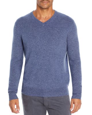 NEW The Men's Store at Bloomingdale's Cashmere V-Neck Sweater, Size factory S. MSRP $198