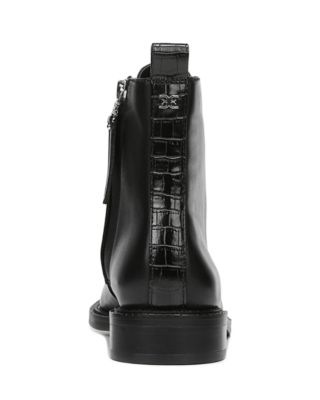 Sam Edelman Women's Neena Ankle Boot - Pointed Toe With Buckle Detail & Side Zip