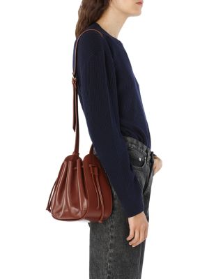 A.P.C. Courtney Small Leather Bucket Bag | Bloomingdale's