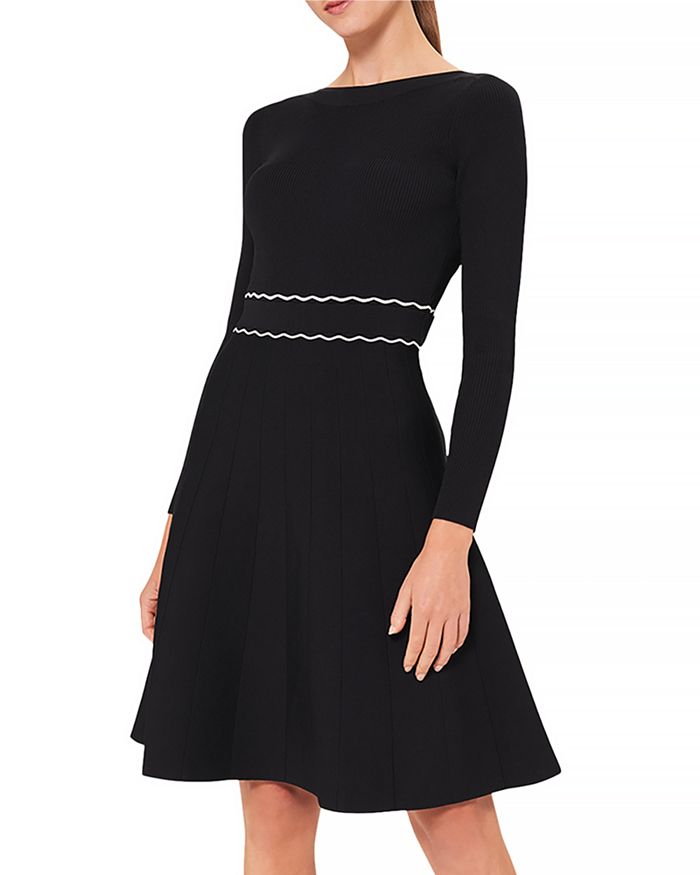 HOBBS LONDON Tali Knit Fit-and-Flare Dress | Bloomingdale's