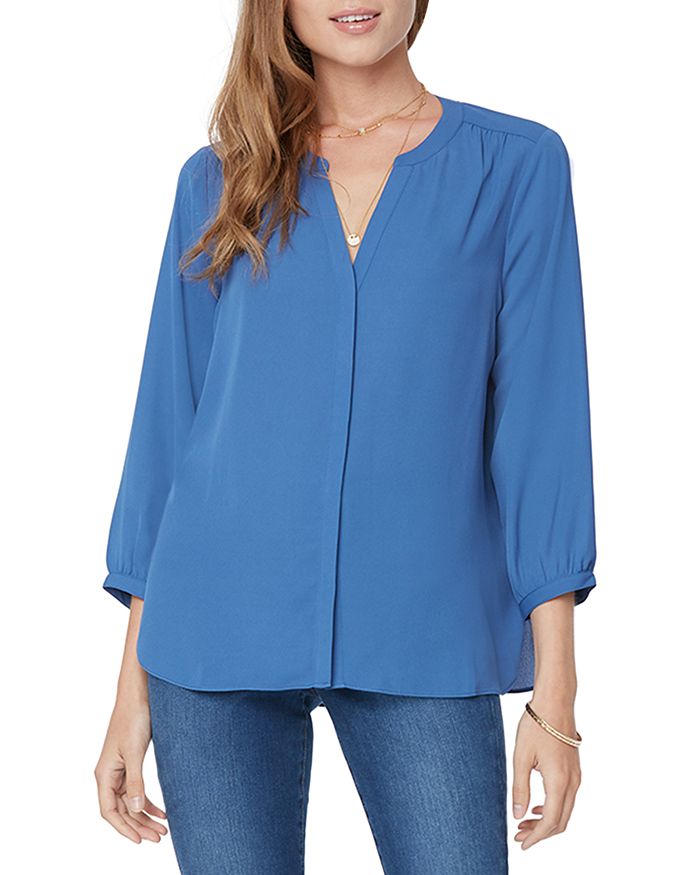 NYDJ PintuckBack Blouse Bloomingdale's