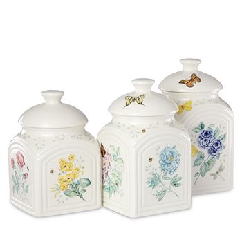 Lenox - Butterfly Meadow 3 Piece Canister Set