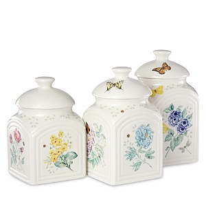 Lenox Butterfly Meadow 3 Piece Canister Set