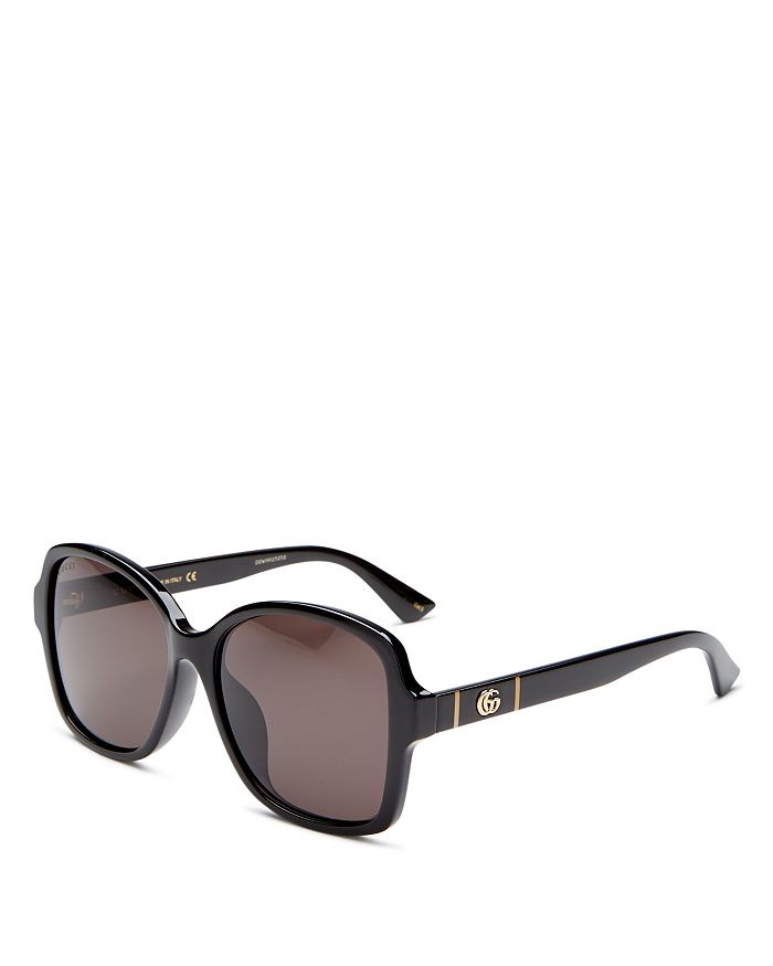 Gucci Square Sunglasses, 57mm | Bloomingdale's