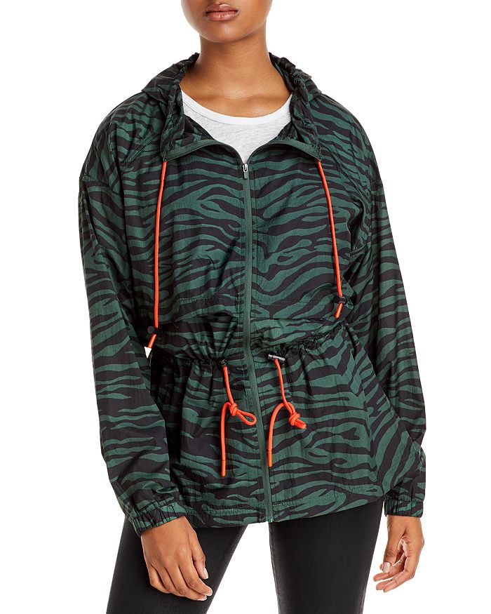 Aqua Athletic Hooded Animal Print Jacket - 100% Exclusive In Olive