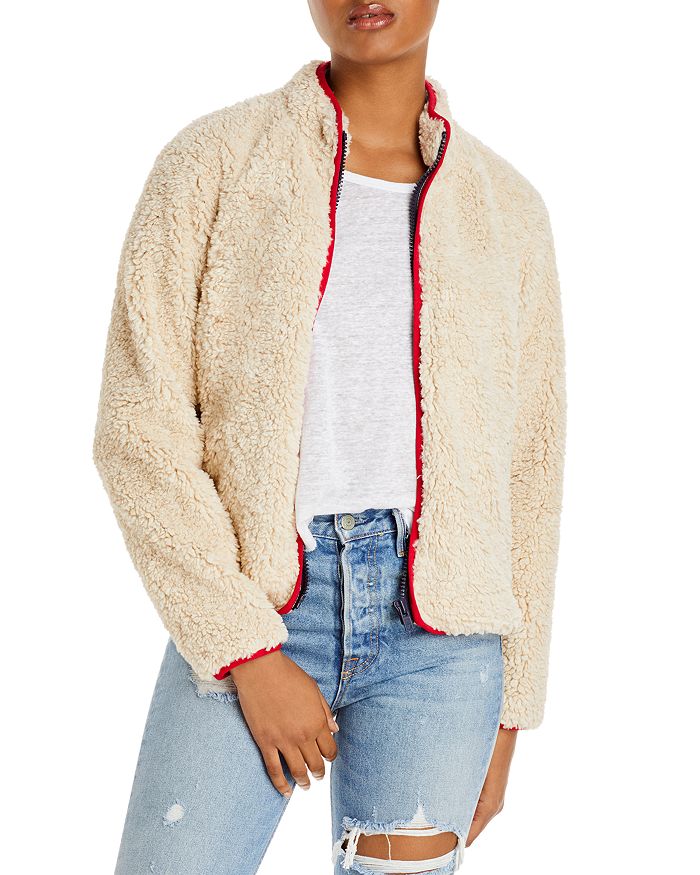 Mother funnel neck online zip jacket