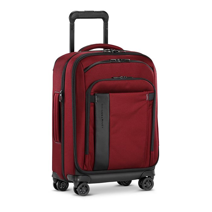 Briggs & Riley Zdx 22 Carry-on Expandable Spinner Suitcase In Brick