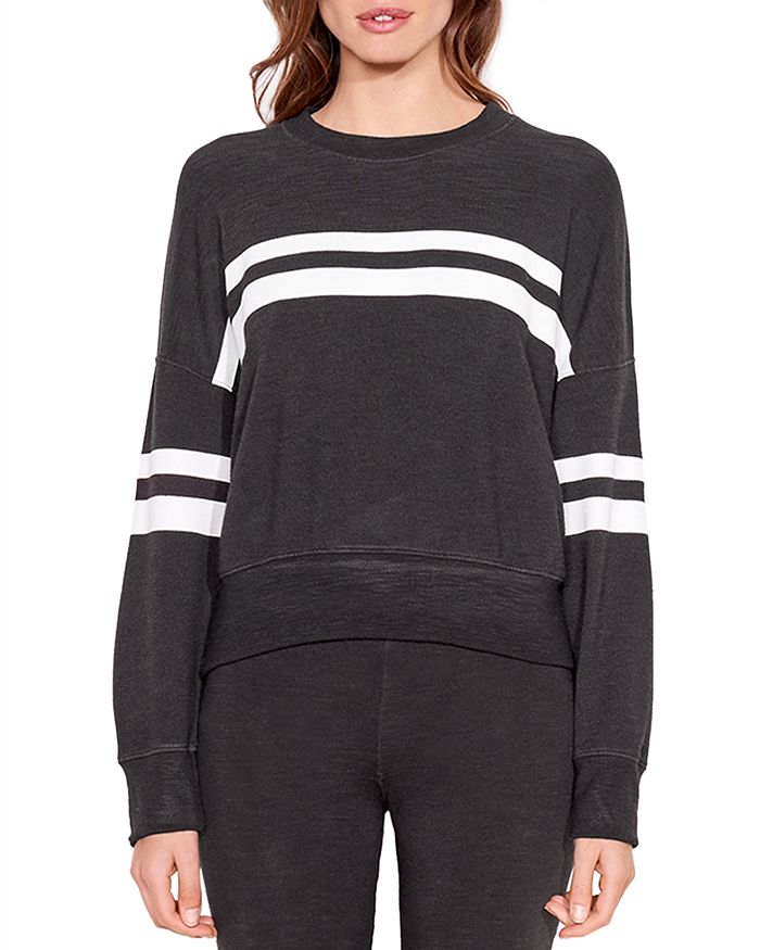 Sundry Stripes Oversized Sweatshirt Bloomingdale s