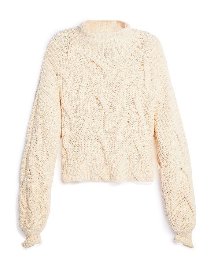 FREE PEOPLE SEASONS CHANGE CROPPED SWEATER,OB1141363